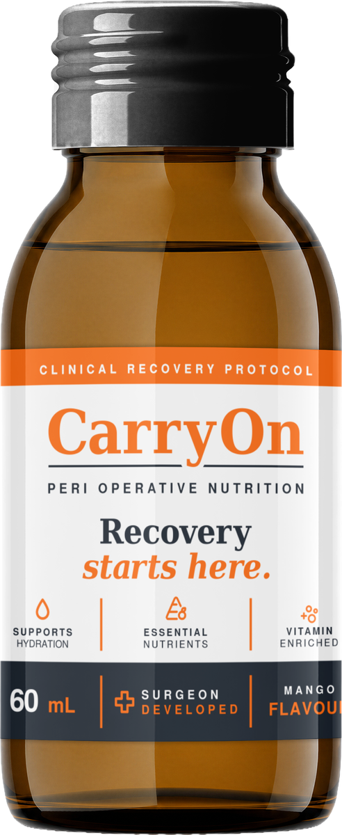 CarryOn 60 mL peri-operative nutrition drink, mango flavour